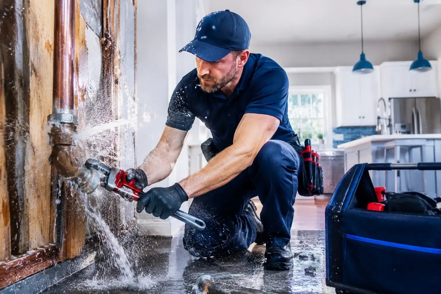 Local emergency pipe repair professionals in Little York, IL